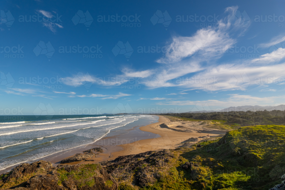 The coast at Coffs Harbour in New South Wales - Australian Stock Image
