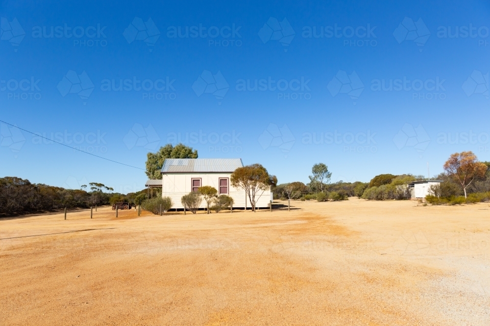 The community hall at Bonnie Rock - Australian Stock Image