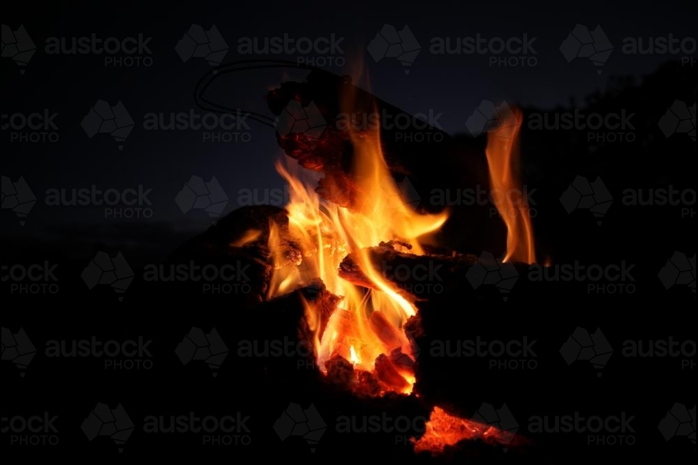 The fire detail - Australian Stock Image