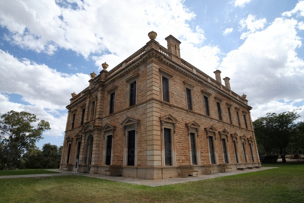 The historic Martindale Hall near Mintaro, South Australia - Australian Stock Image