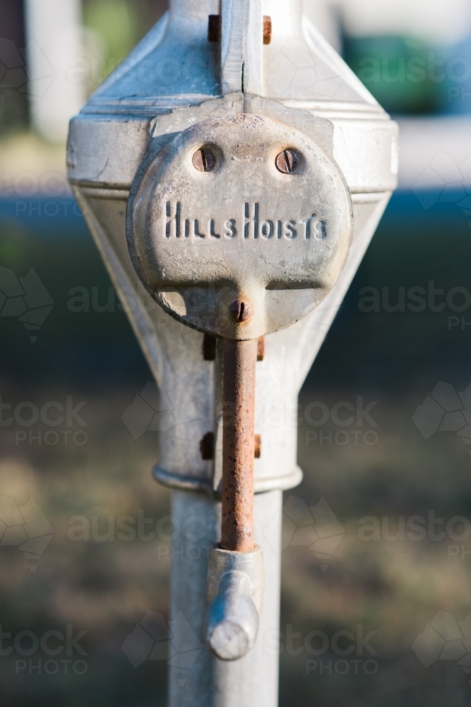 The Iconic Hills Hoist - Australian Stock Image