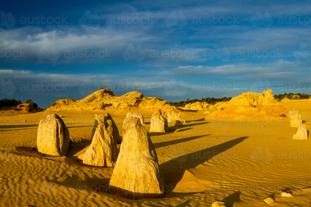 The lunar-like Pinnacles in Western Australia. - Australian Stock Image