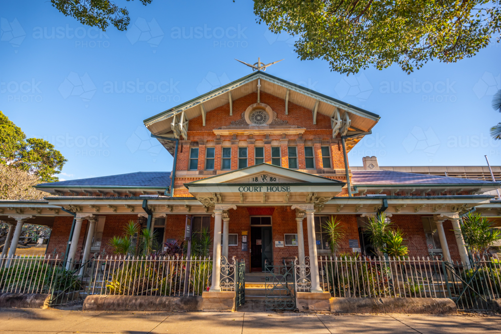 The old Courthouse in Grafton, New South Wales, Australia - Australian Stock Image