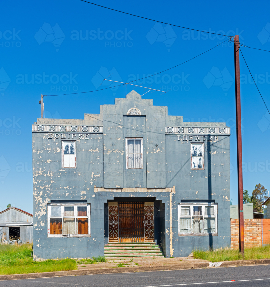 The old Eclipse Theatre in Deepwater, Northern New South Wales - Australian Stock Image