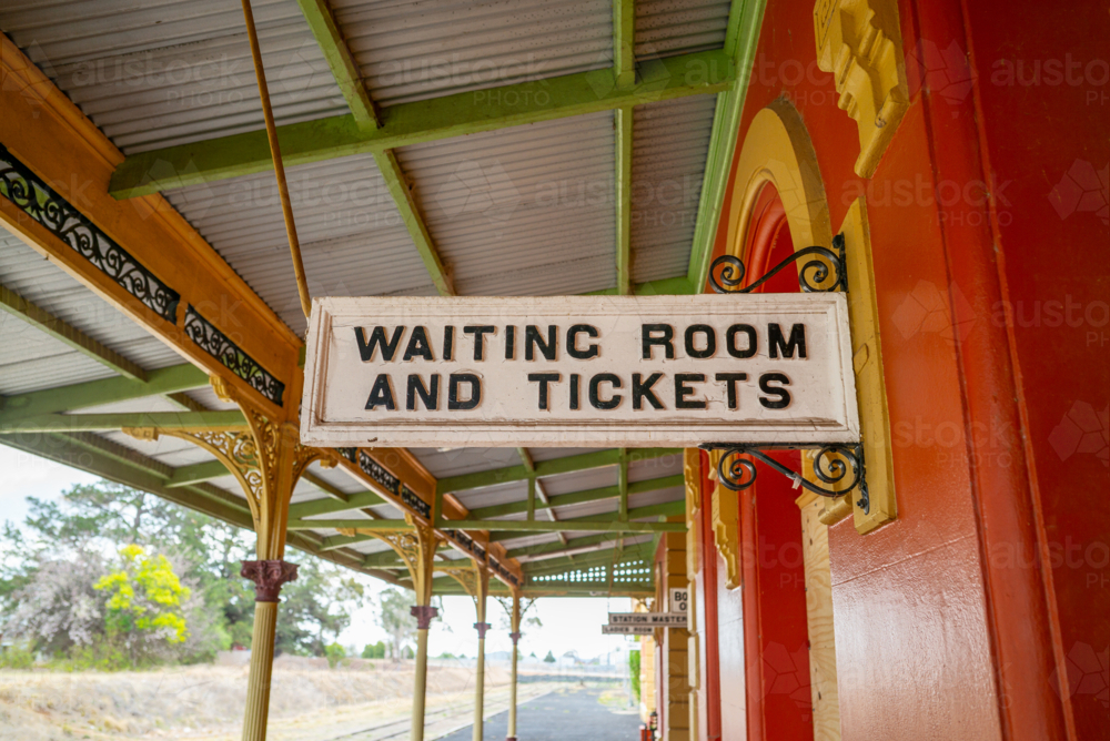 The old Glen Innes Railway Station - Australian Stock Image