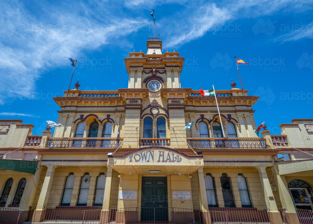 The old Glen Innes Town Hall - Australian Stock Image