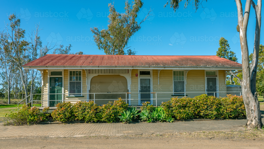 The old Railway Station in Jandowae - Australian Stock Image