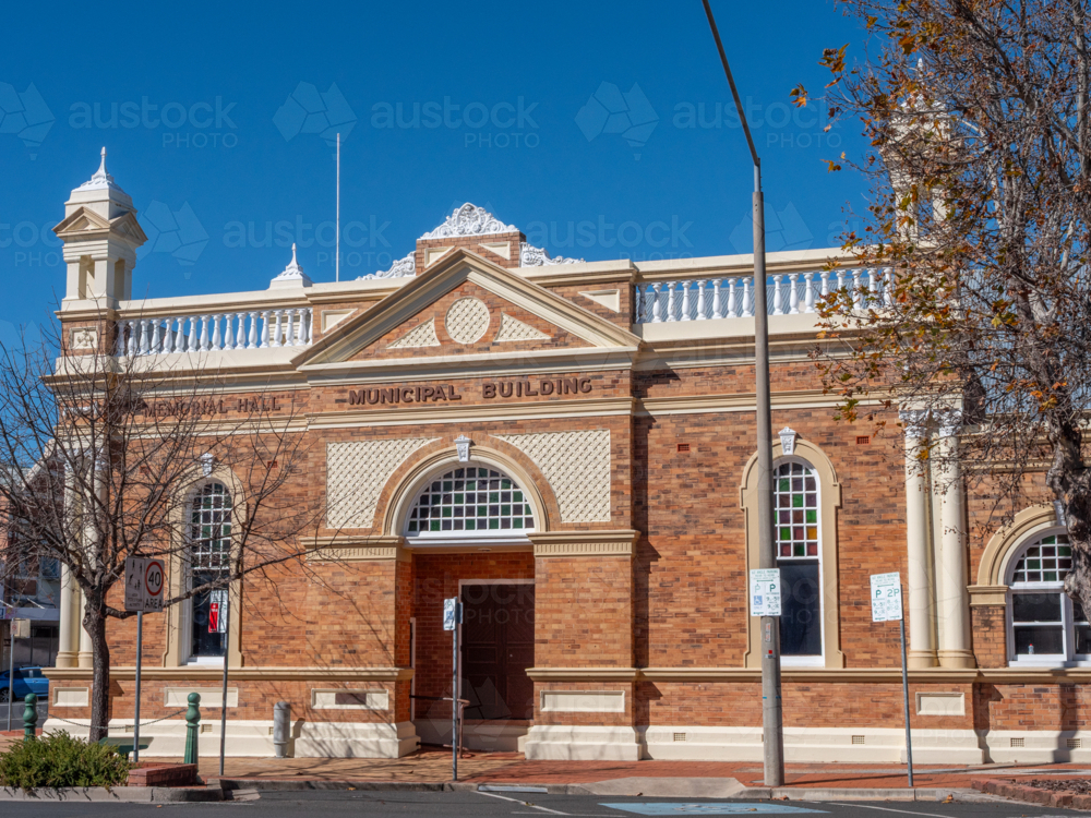 The Old Town Hall in Inverell, New South Wales, Australia - Australian Stock Image