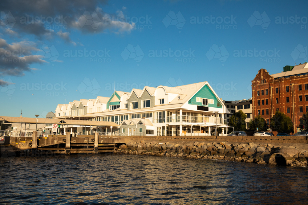 The Queens Wharf precinct in Newcastle - Australian Stock Image