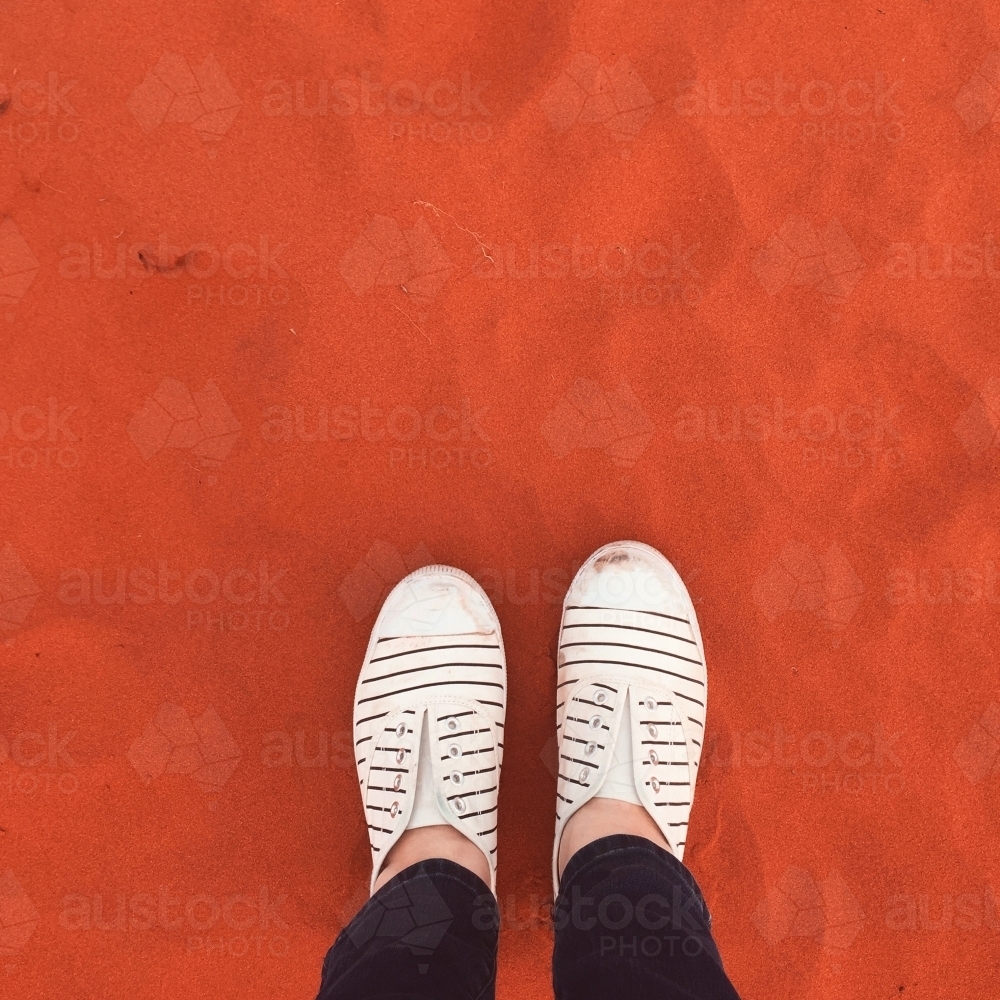 the red dirt of the outback - Australian Stock Image