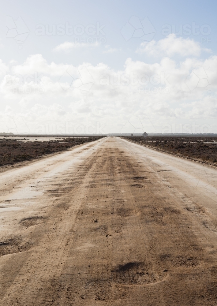 The Road from Fowlers Bay - Australian Stock Image