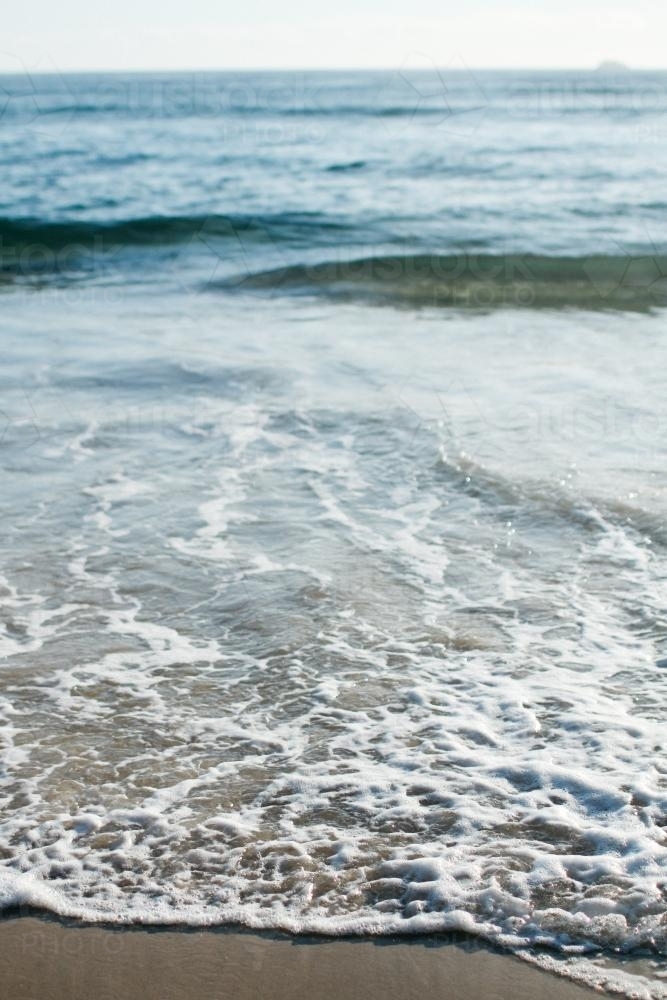 The sea upon the sand - Australian Stock Image