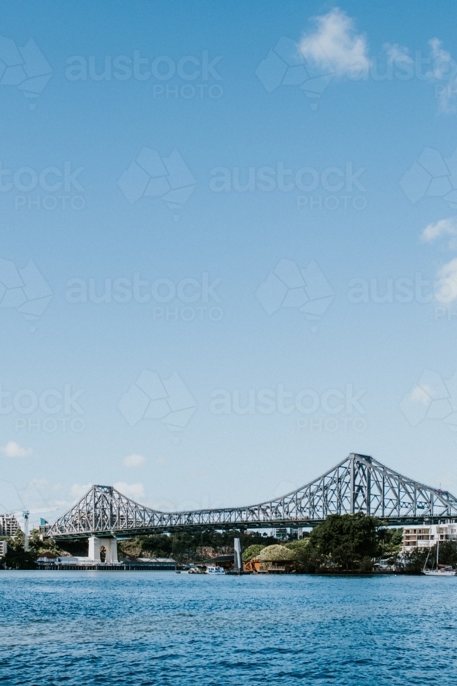 The Story Bridge over the Brisbane River - Australian Stock Image