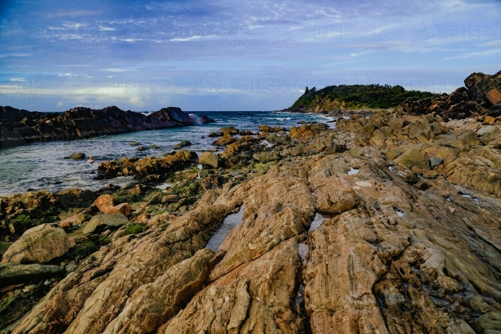 Cod Af Forster Rocks Image of The Tanks tourist attraction natural rock pool at Forster, NSW ...