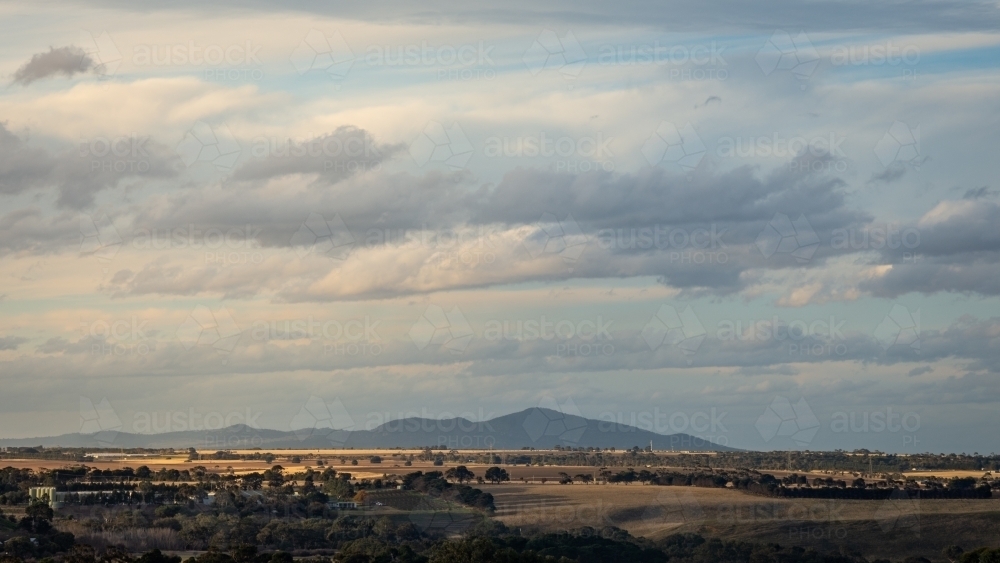 The You Yangs Mountain Range Panoramic Image - Australian Stock Image