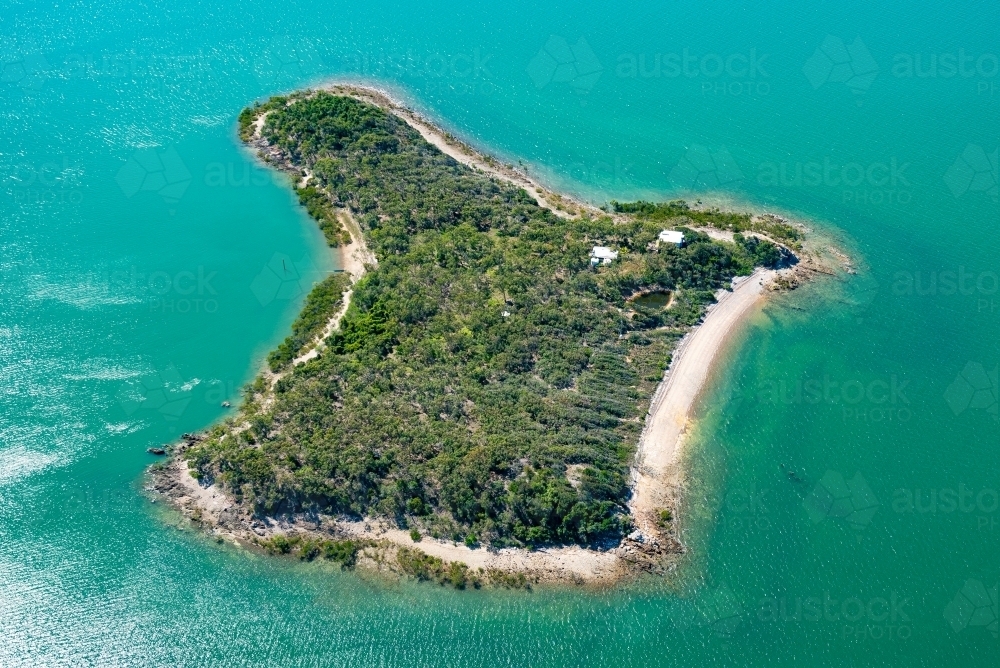 Tide island - Australian Stock Image