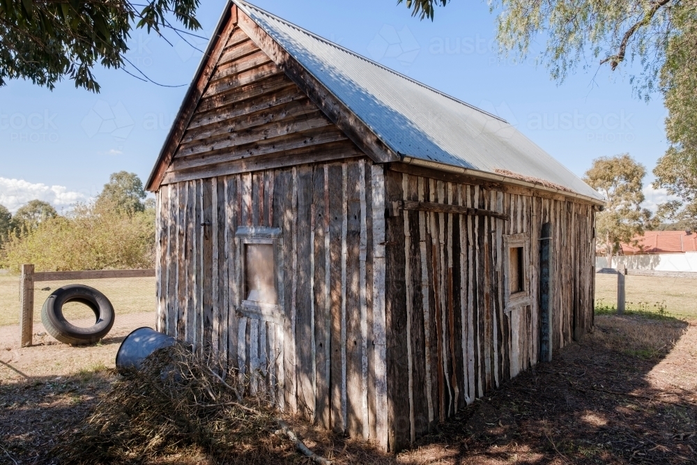 Timber Shed Rouse Hill - Australian Stock Image