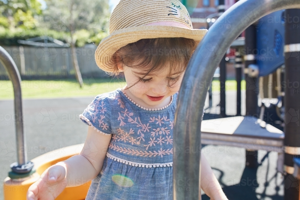 Toddler at the park - Australian Stock Image