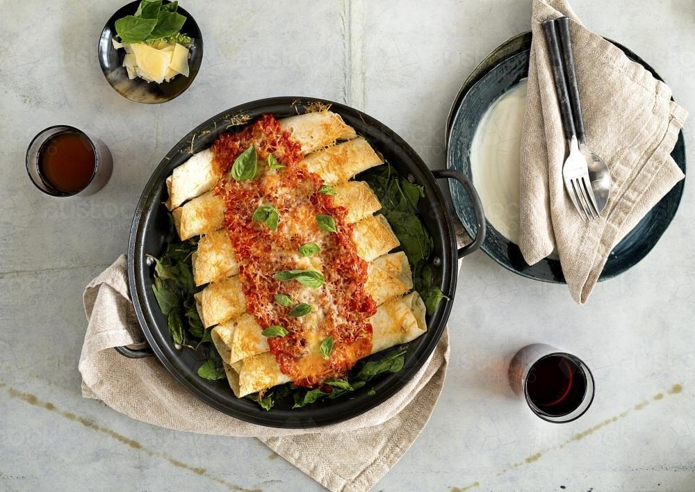 Top down food photography - Australian Stock Image