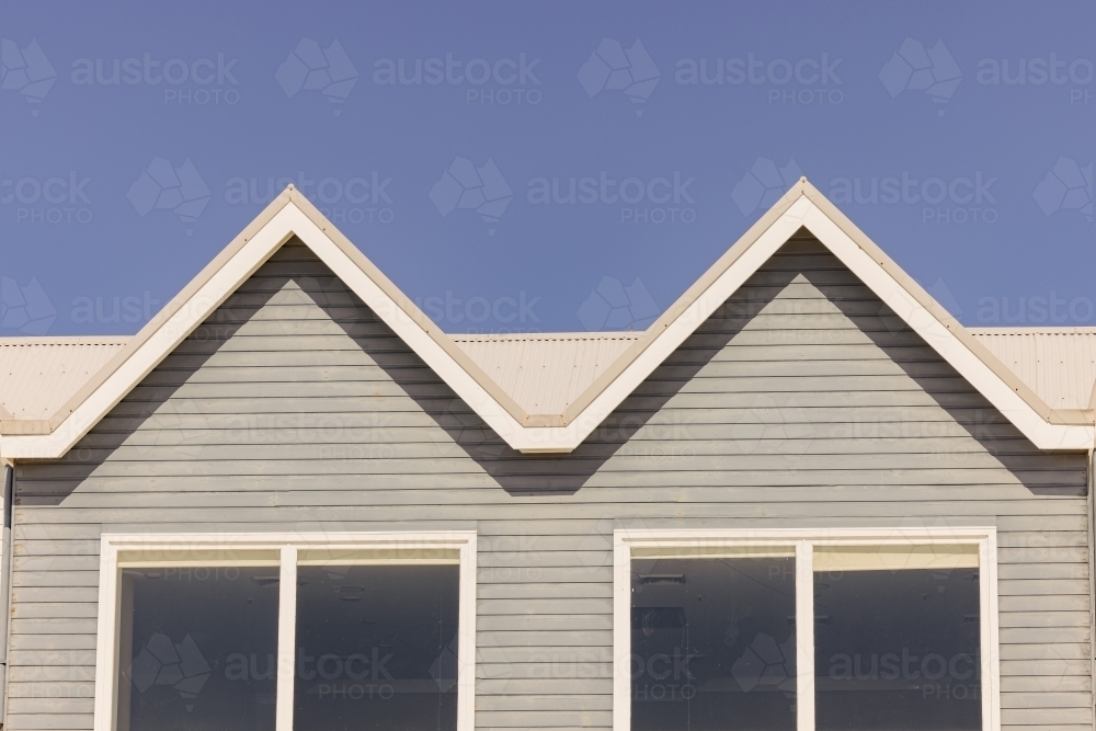 Top floor of riverfront building at the Newcastle-Stockton ferry terminal - Australian Stock Image