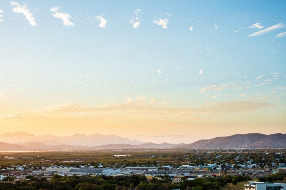 Townsville Skyline looking South - Australian Stock Image
