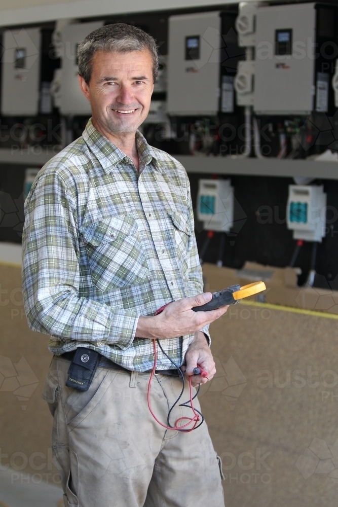 Tradesman at work - Australian Stock Image