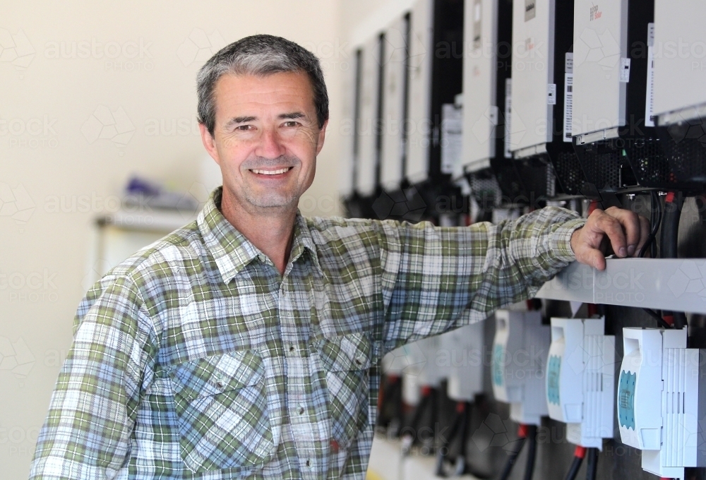 Tradesman at work - Australian Stock Image