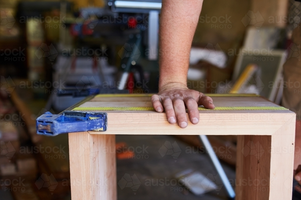 Tradesman working - Australian Stock Image