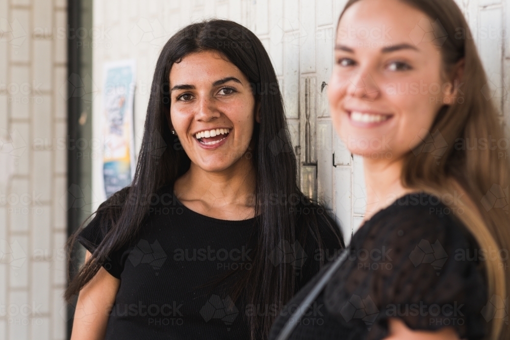 two australian friends - Australian Stock Image