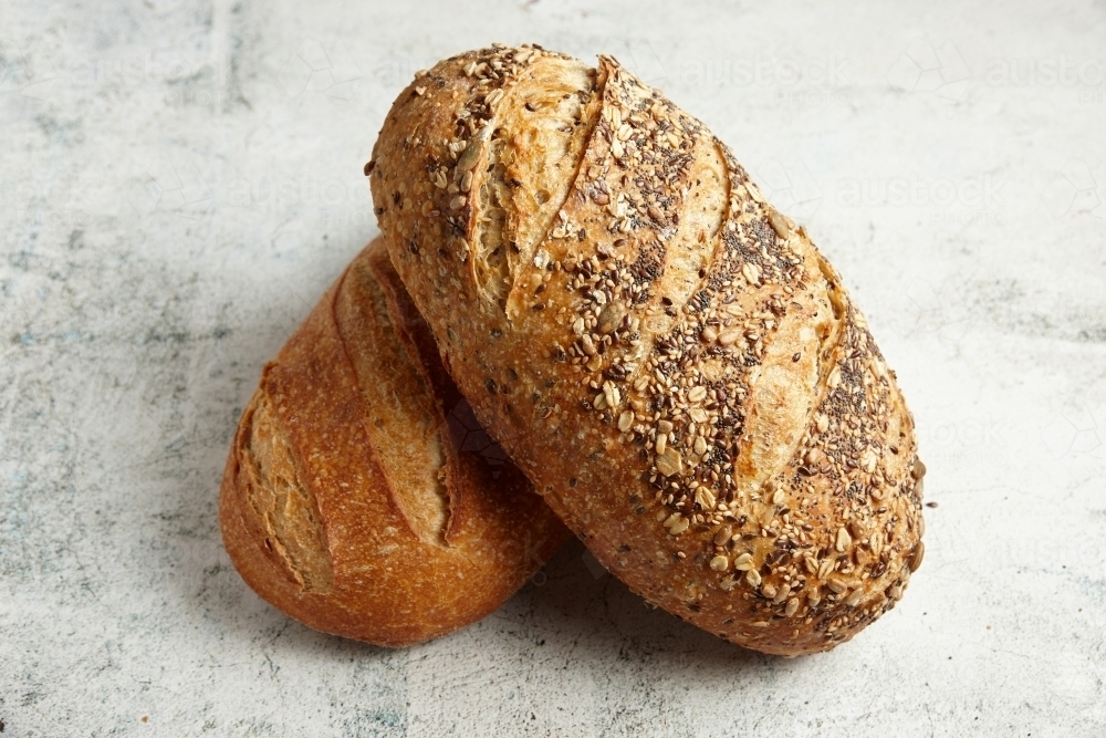 Image of Two loaves of bread Austockphoto
