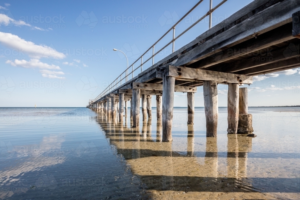 Under the Pier - Australian Stock Image