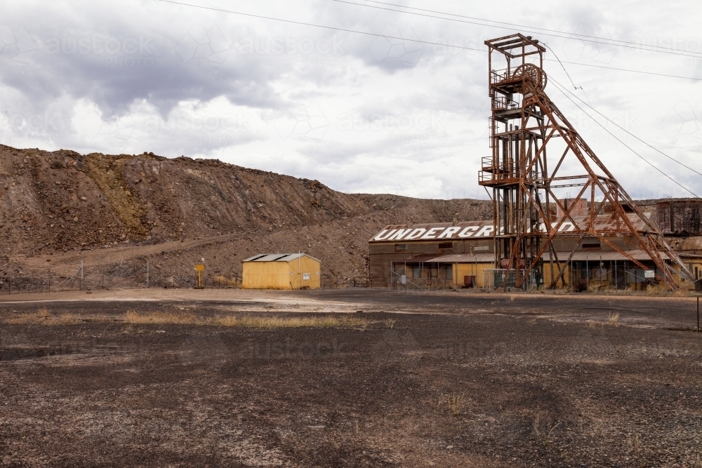 Underground Mine shaft - Australian Stock Image