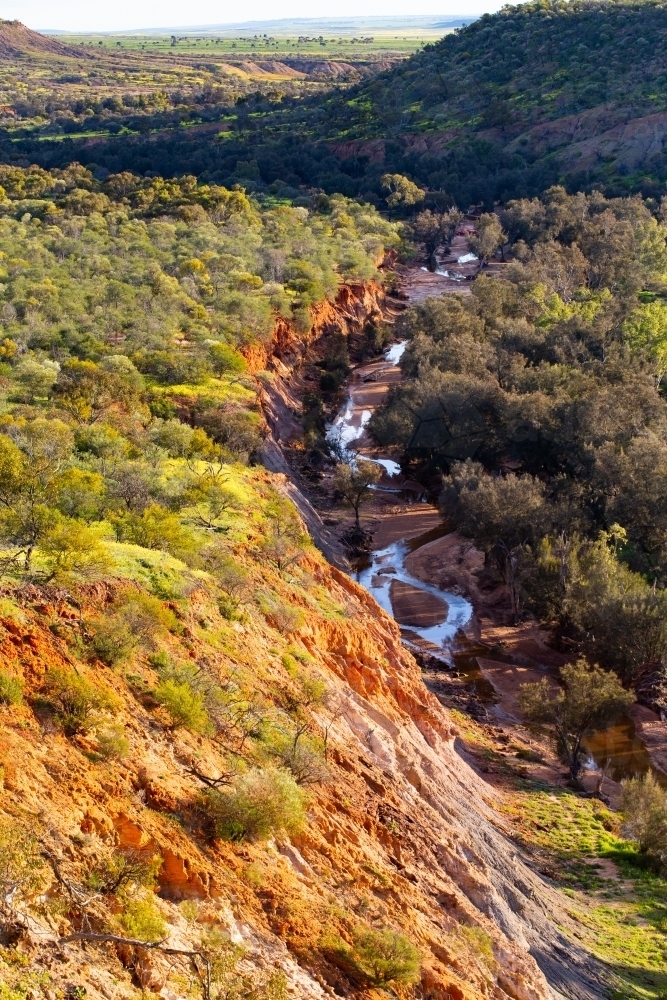 Valley through Coalseam Conservation Park - Australian Stock Image