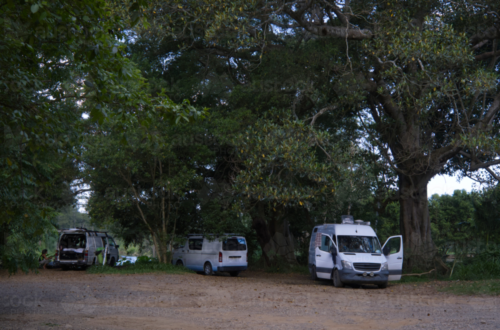 Van life, free camping - Australian Stock Image