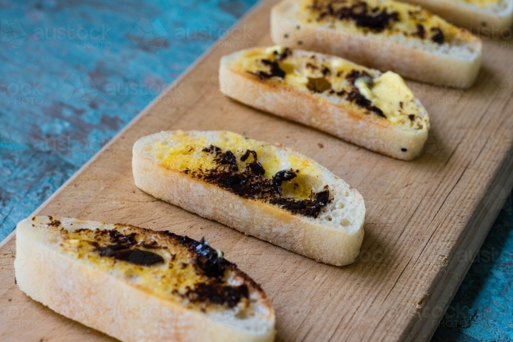vegemite on toast - Australian Stock Image