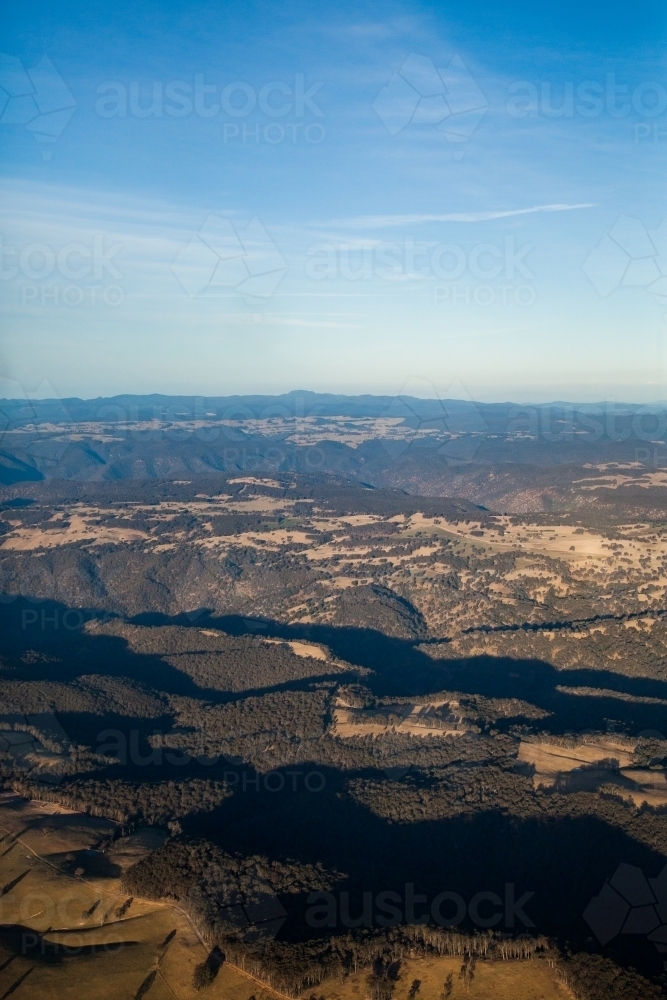 Vertical mountain landscape - Australian Stock Image