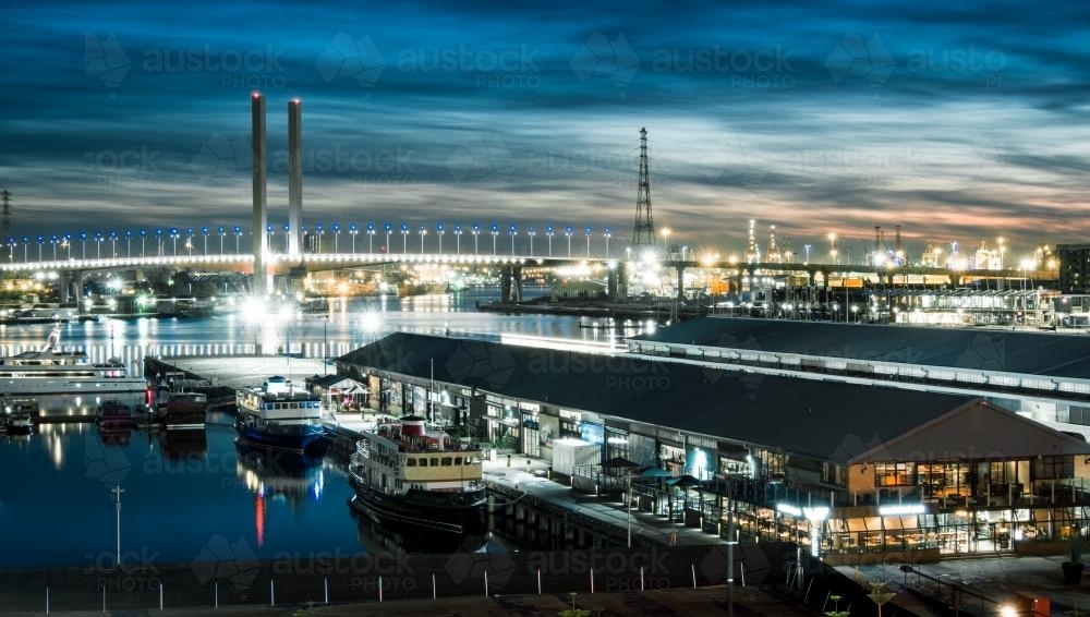 Victoria Harbour, Melbourne Docklands - Australian Stock Image