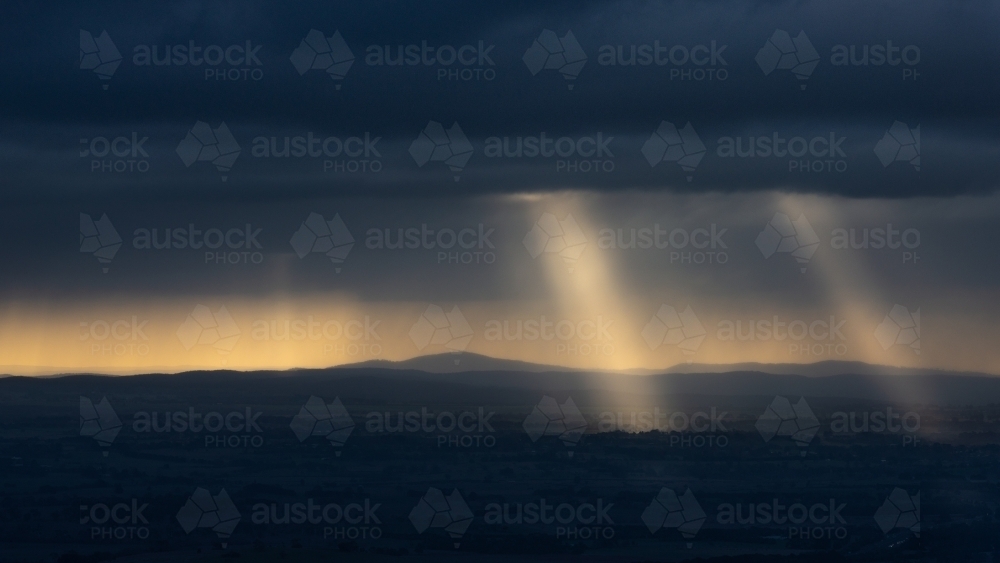 View from Came's Hump, Mount Macedon, Victoria - Australian Stock Image