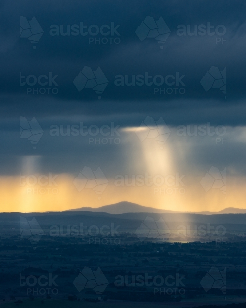View from Came's Hump, Mount Macedon, Victoria - Australian Stock Image