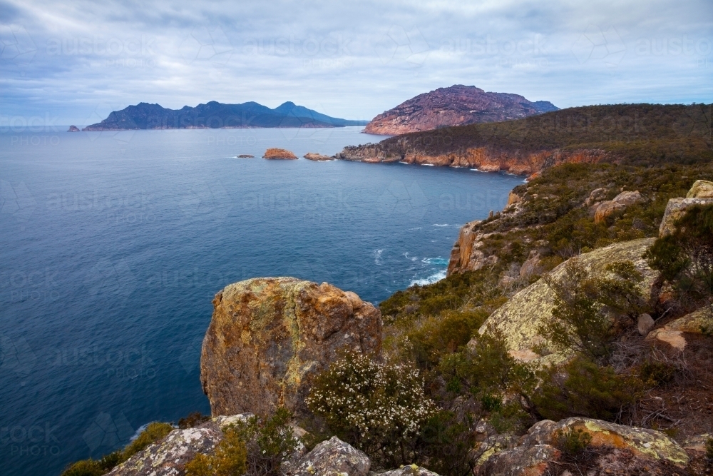View from Cape Tourville - Freycinet National Park - Tasmania - Australia - Australian Stock Image