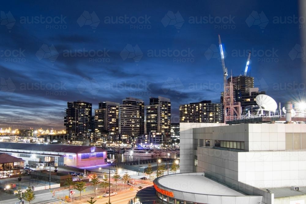 View from Docklands Stadium - Australian Stock Image