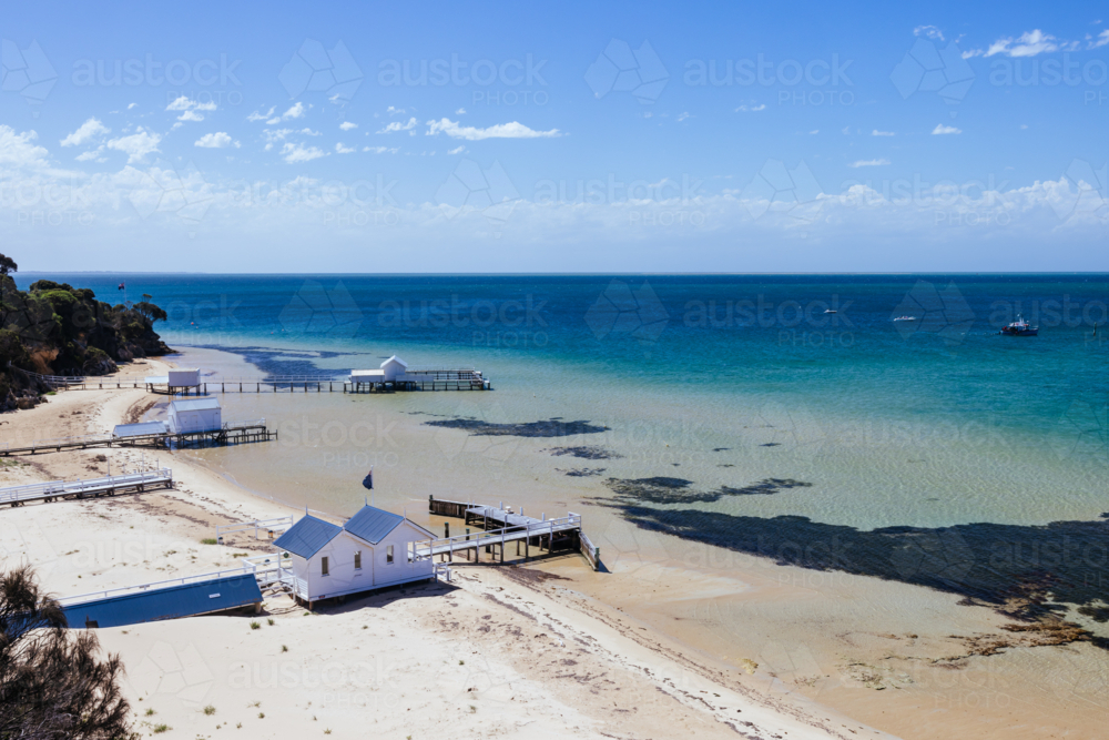 View from Millionaire's Walk in Mornington Peninsula - Australian Stock Image