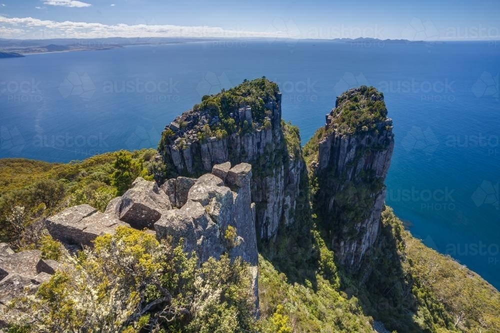 View from Mt Bishop and Clerk - Australian Stock Image