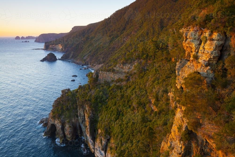 View from Waterfall Bluff - Australian Stock Image