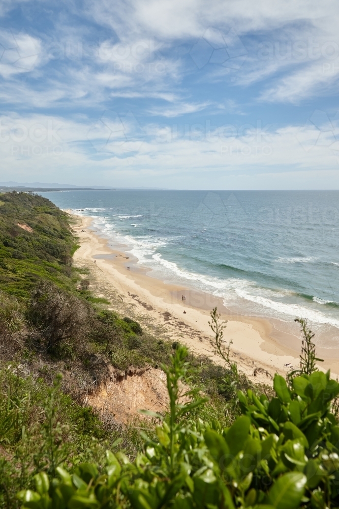 View of coastal headland - Australian Stock Image