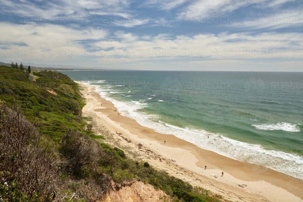 View of coastal headland : Austockphoto View of coastal headland - Australian Stock Image