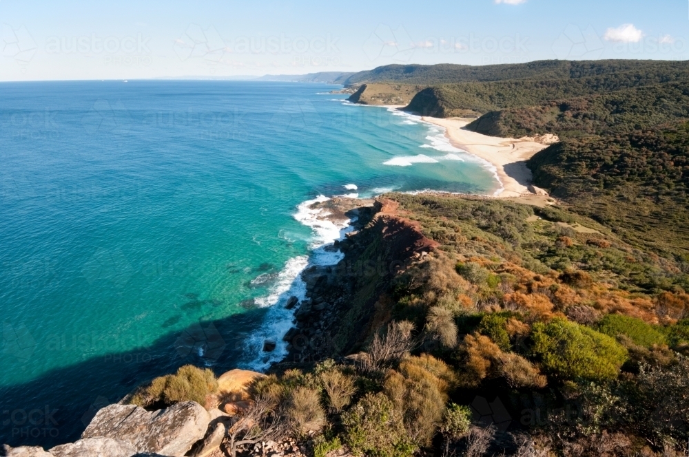 View of Garie Beach - Australian Stock Image