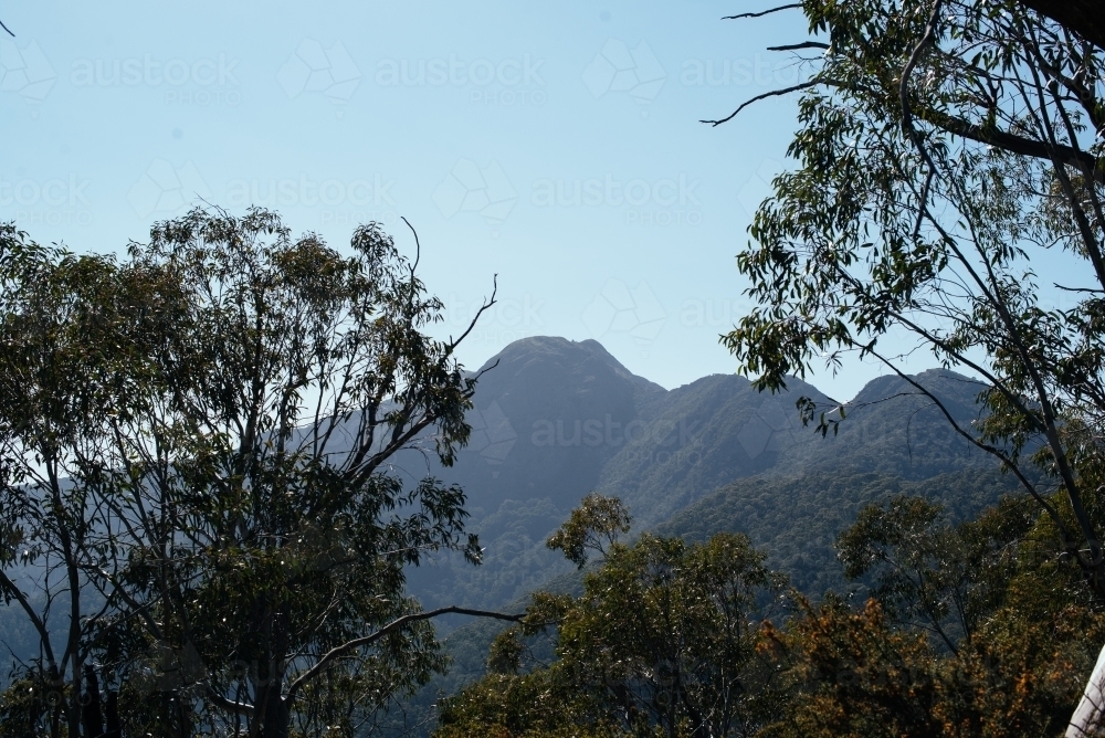 View of Little Buller from Round Hill, Victoria, Australia - Australian Stock Image