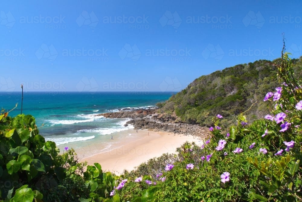 View over Coolum Beach - Australian Stock Image