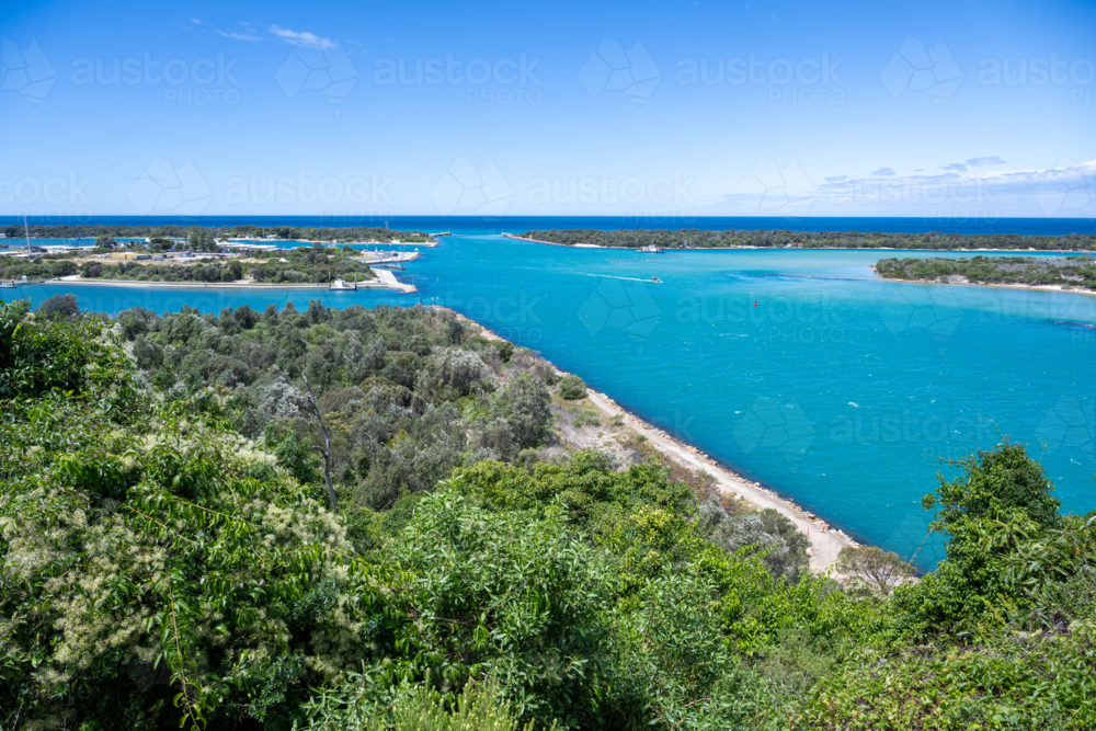 View over Lakes Entrance - Australian Stock Image